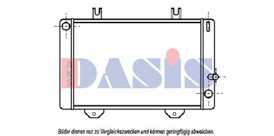 AKS DASIS 250110n -  Радиатор, охлаждение двигателя